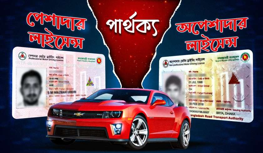 Featured image for পেশাদার বনাম অপেশাদার ড্রাইভিং লাইসেন্স: যা নতুন চালকদের জানা জরুরি