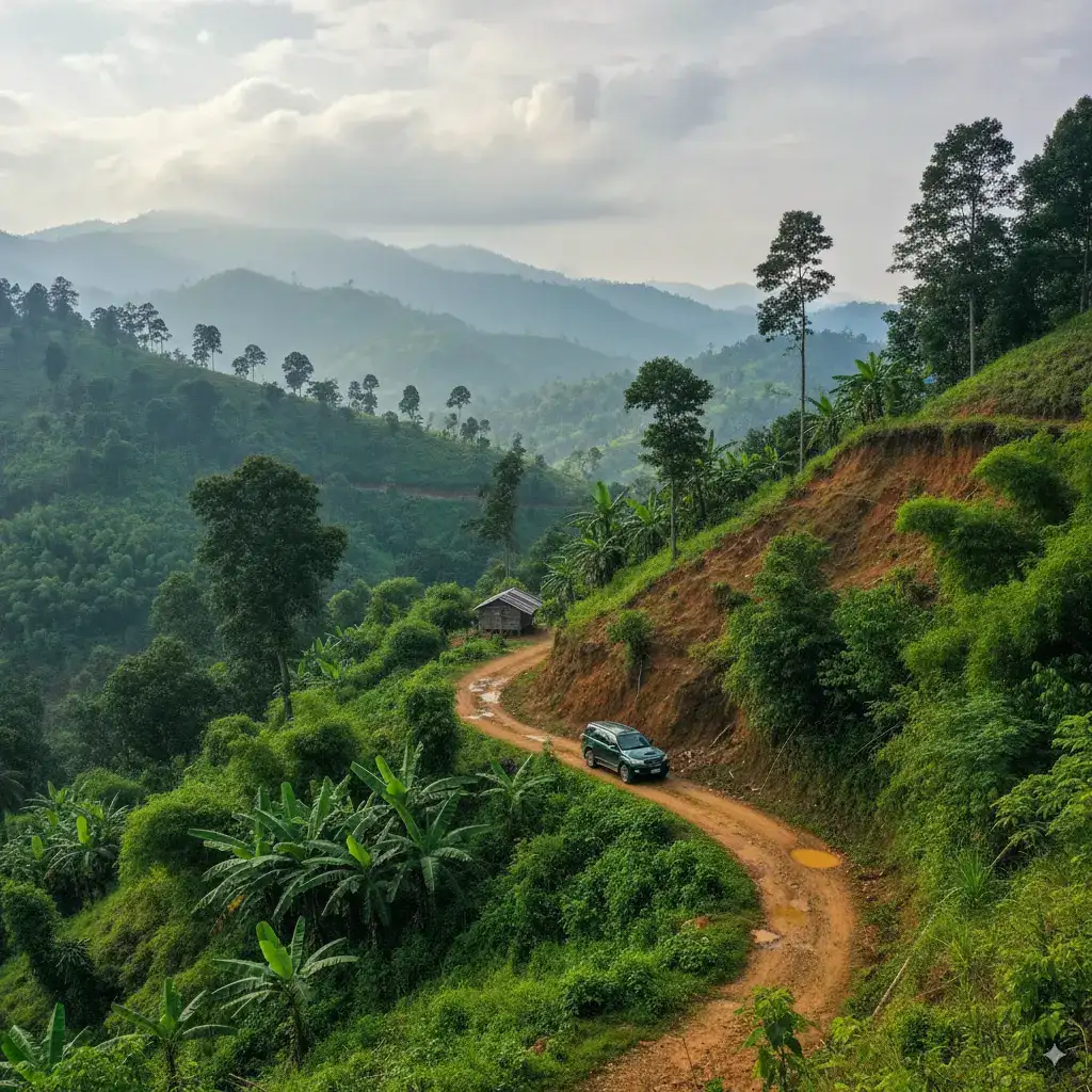 Featured image for পাহাড়ি রাস্তায় ড্রাইভিং গাইড