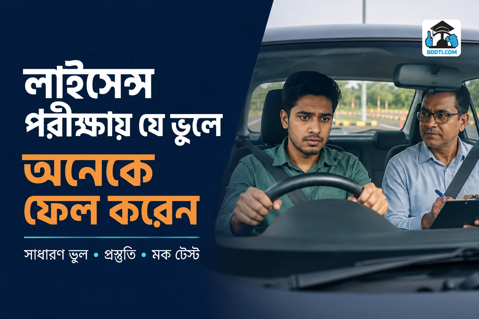 Featured image for লাইসেন্স পরীক্ষায় সাধারণ ভুল | Common License Test Mistakes | BDDTI